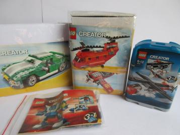4 Lego sets, 6743, 31003, 4917, 4918 met bouwtekeningen beschikbaar voor biedingen