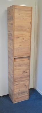 Kolomkast 180 x 35 x 30 cm NIEUW in warm oak 2-deurs NIEUW, Huis en Inrichting, Badkamer | Badkamermeubels, Ophalen, (Half)hoge kast