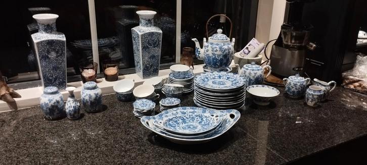 Antiek Lange Lijs Porseleinen Servies - Puntgaaf, Antiek en Kunst, Antiek | Servies compleet, Ophalen