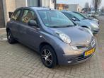 Nissan Micra 1.2 Mix Afgeleverd Nieuwe APK, Stof, Gebruikt, 4 cilinders, Blauw