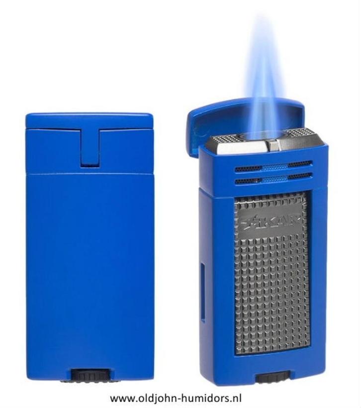 XIKAR SIGAARAANSTEKER - ION DOUBLE JETFLAME - BLAUW    sas56, Verzamelen, Rookartikelen, Aanstekers en Luciferdoosjes, Nieuw, Aansteker