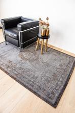 Louis de Poortere 8257 Fading World Medallion Grey Ebony, Ophalen, Vloerkleed, Bruin, 200 cm of meer