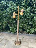 Vintage Vloerlamp met Twee Spots, Huis en Inrichting, Lampen | Vloerlampen, Ophalen of Verzenden, Gebruikt, Metaal, 150 tot 200 cm