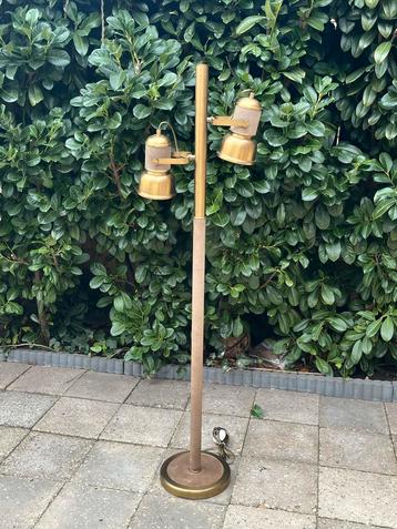 Vintage Vloerlamp met Twee Spots beschikbaar voor biedingen