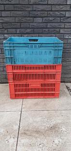 4 stapelbare kratten, Ophalen, Gebruikt, 40 tot 60 cm, 50 tot 75 cm