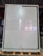 Schuifdeurkast +/- 150 cm breed met 2 x 4 legplanken, Huis en Inrichting, Kasten | Roldeurkasten en Archiefkasten, Ophalen, Gebruikt