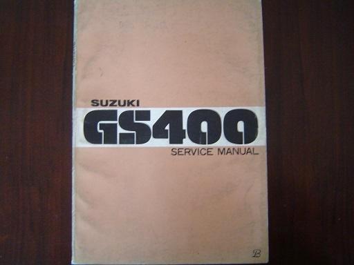 Suzuki GS400 1976 motorcycle service manual handboek GS 400, Motoren, Handleidingen en Instructieboekjes, Suzuki, Ophalen of Verzenden