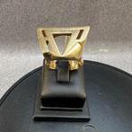 Gouden Ring | 14k | 10.10g | moderne fantasie | 19,5| 364747, Gebruikt, 19 tot 20, Ophalen of Verzenden, Dame of Heer