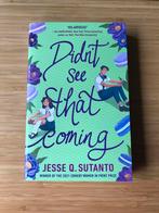 Didn’t see that coming jesse q. Sutanto nieuw engels, Ophalen of Verzenden, Zo goed als nieuw, Jesse Q. Sutanto
