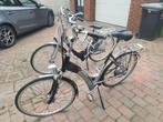 2 Electrische fietsen, Fietsen en Brommers, Elektrische fietsen, Ophalen, Gebruikt, 50 km per accu of meer, Batavus