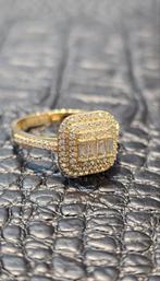 Prachtige 14karaat dames gouden ring, Nieuw, Ophalen of Verzenden, Dame, Goud