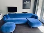 Leolux Pulla 3-zits met chaise longue en hocker, Ophalen, Zo goed als nieuw, Stof