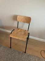 Vintage Houten Stoel, Huis en Inrichting, Stoelen, Ophalen, Gebruikt, Bruin, Eén