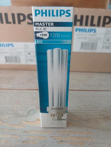 18 x Philips MASTER PL-C 4P 18W 840 - Koel Wit **Nieuw** beschikbaar voor biedingen