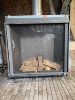 Dru gaskachel Passeo inbouw compleet met afstandsbediening., Ophalen of Verzenden, Gebruikt, Inbouwhaard, Gashaard