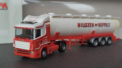 Scania Silo Opleggers Nillezen Oeffelt 1:87 H0 AWM Pol, Hobby en Vrije tijd, Modelauto's | 1:87, Zo goed als nieuw, Bus of Vrachtwagen