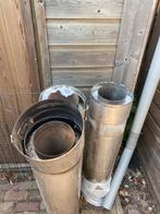 Kachel pijpen, Ophalen, Zo goed als nieuw, Rvs, Minder dan 2 meter