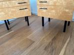 Set vintage mid-century nachtkastjes jaren 50-60, Ophalen, Gebruikt, 45 tot 65 cm, Minder dan 55 cm