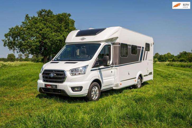Carado T 338 Half Integraal| automaat | 2x Airconditioning |, Caravans en Kamperen, Campers, Bedrijf, tot en met 4, Half-integraal
