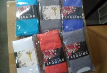 Partij dames leggings assortiment kleuren beschikbaar voor biedingen