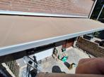 Zonnescherm bruin/beige, Ophalen, Zo goed als nieuw, Knikarmscherm