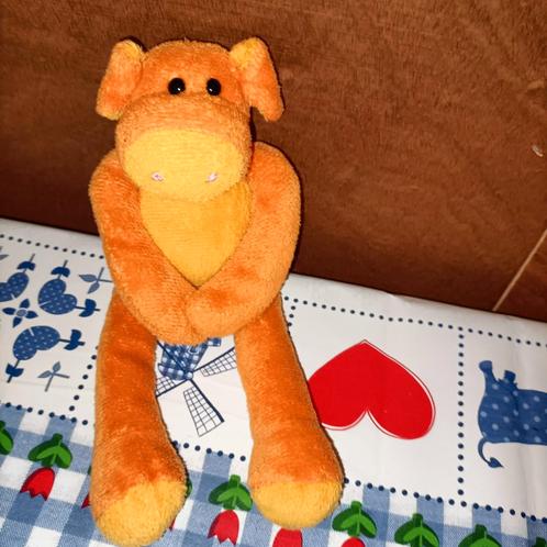 Hema oranje varken Knorr knuffel met magneten Beestenbende, Kinderen en Baby's, Speelgoed | Knuffels en Pluche, Ophalen of Verzenden