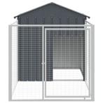Hondenhok met dak 117x201x123 cm, Dieren en Toebehoren, Vogels | Hokken en Kooien, Adv, Ophalen of Verzenden, Dbi, Bdr
