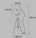 Hoeklamp, Ophalen, Zo goed als nieuw, Minder dan 100 cm