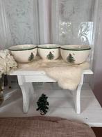 Spode Christmastree Rice Bowls 15x11 cm nieuw 3stks, Blond Amsterdam, Nieuw, Ophalen of Verzenden, Kom(men)