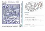 Duitsland – Postkarte – Tag der Briefmarke 1996 – 50 Jahre B, Postzegels en Munten, Brieven en Enveloppen | Buitenland, Verzenden