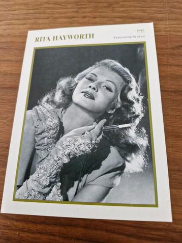 Rita Hayworth Foto - Vintage Prent en 19 andere Filmsterren beschikbaar voor biedingen