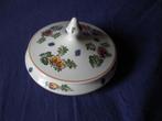 Keramiek schaaltje met deksel. Wit met bloem. Homij. Regina., Antiek en Kunst, Antiek | Keramiek en Aardewerk, Ophalen of Verzenden