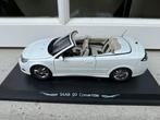 1:18 Saab 93 9-3 2.0 T Cabriolet Wit 2008 Dealer Model, Overige merken, Auto, N.v.t., Nieuw