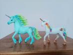 Twee grote Schleich eenhoorns unicorns, Paard, Ophalen of Verzenden, Zo goed als nieuw, Beeldje of Figuurtje