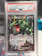 PSA10 Rayquaza EX 158/XY-P 1st Edition XY Gem Mint, Ophalen of Verzenden, Zo goed als nieuw, Foil