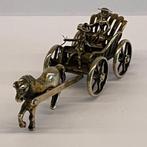 Zilveren miniatuur paard met wagen - be 8 cm - 37 gram, Ophalen of Verzenden, Zilver