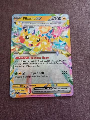 Pikachu ex 057/191 beschikbaar voor biedingen