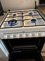 Mooi gasstel oven electrisch merk aeg, Witgoed en Apparatuur, Ophalen, Gebruikt, 4 kookzones, Energieklasse A of zuiniger