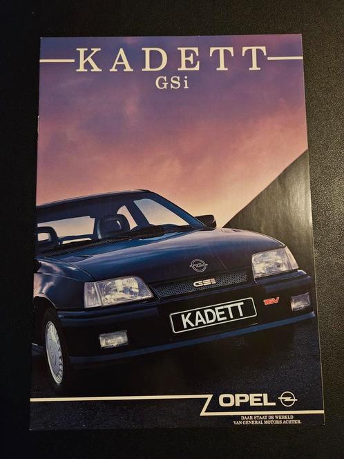 Brochure Opel Kadett GSi 1989, Boeken, Auto's | Folders en Tijdschriften, Zo goed als nieuw, Opel, Ophalen of Verzenden