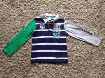 Freestyle jongens poloshirt polo groen blauw wit maat 98 beschikbaar voor biedingen