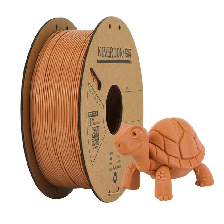 Kingroon Brown PLA Filament 1.75mm - Goedkoopste van NL!, Computers en Software, 3D-printerbenodigheden, Nieuw, Ophalen of Verzenden