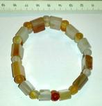 Agaat Onyx Armband Edelsteen Natuurlijke Armbanden Mineralen, Sieraden, Tassen en Uiterlijk, Edelstenen, Ophalen of Verzenden