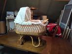 Antieke rieten wieg, Ophalen, Gebruikt, Wieg