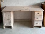 Mooi houten bureau met kastje en lades, Huis en Inrichting, Ophalen, Gebruikt, Bureau