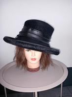 Elegante zwarte hoed, Kleding | Dames, Hoeden en Petten, Hoed, One size fits all, Ophalen of Verzenden, Onbekend