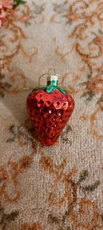 Vintage! Kerstbal - kerstornament Aardbei, Diversen, Ophalen of Verzenden, Zo goed als nieuw