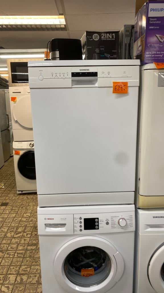 Vaatwasmachine Siemens met garantie, Witgoed en Apparatuur, Wasdrogers, Zo goed als nieuw, Condens, 6 tot 8 kg, Minder dan 85 cm