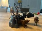Playmobil Beer in grot met holbewoners, Ophalen of Verzenden, Zo goed als nieuw