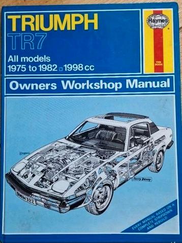 Triumph TR7 1975-1982 Haynes Manual 322 igst beschikbaar voor biedingen