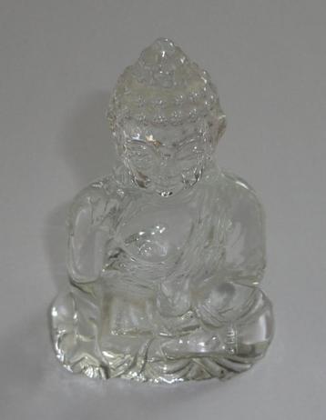 Boeddha beeldje glas beschikbaar voor biedingen
